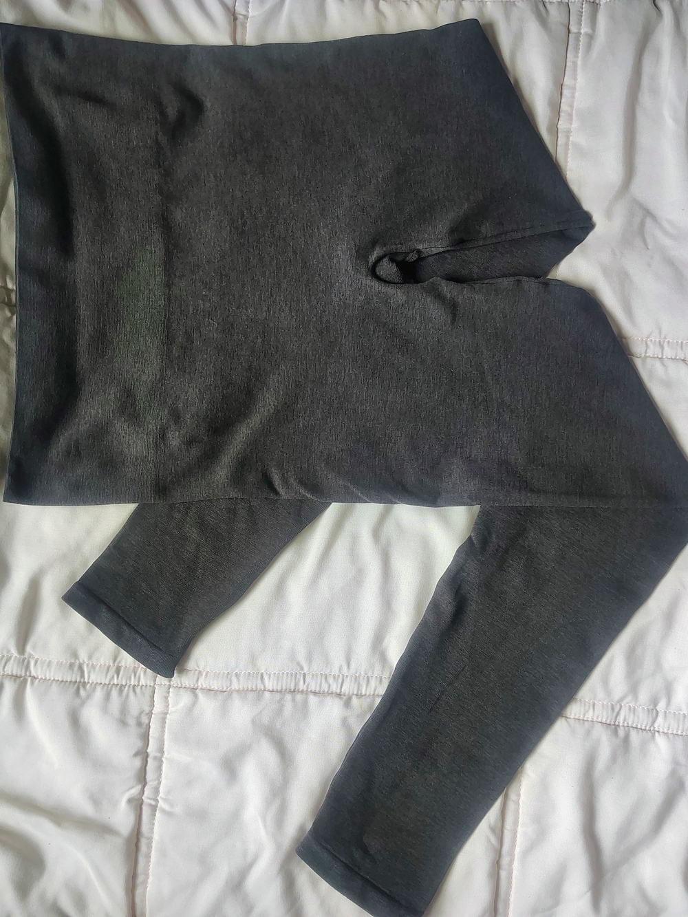 SPANX Charcoal Gray High-Waist Leggings